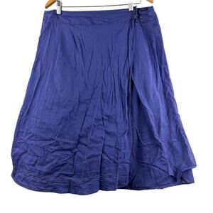 Eileen Fisher Blue A-Line Skirt